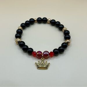 Handmade Queen of Diamonds Bracelet (Stretchy)